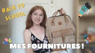 BACK TO SCHOOL : Mes fournitures 2025