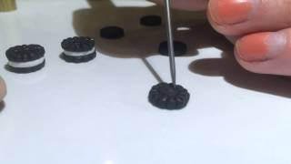 Miniature cookie tutorial - polymer clay