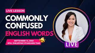 Commonly Confused English Words | LIVE Lesson