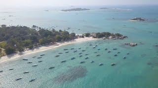 Footage Drone Cinematic Pantai Tanjung Kelayang - Tanjung Kelayang Beach Belitung 4K (003)