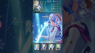 Ayaka Shenhe Freeze vs 5.1 Spiral Abyss 12-1-1 in 43sec | @tounozomi3493 | #genshinimpact #ayaka