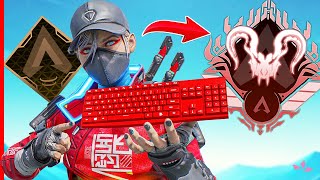 4 Hours of Solo Apex Legends Ranked + Learning Mouse and Keyboard