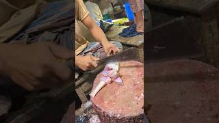 Amazing Poa Fish Cutting Skills In Bangladesh Fish Market #shorts