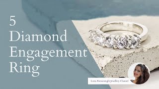 Making a 5 Diamond Engagement Ring - Lorna Romanenghi Jewellery