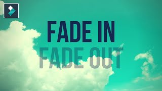 Fade in Fade Out Effect Filmora 9 | Wondershare Filmora Tutorial