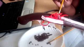 Paint Tutorial || Steampunk Toy Gun Painting Tutorial ||