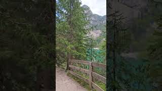 유럽 알프스산맥 자전거 횡단여행_이탈리아 브라이에스호수 트래킹(Lago di Braies Tracking)