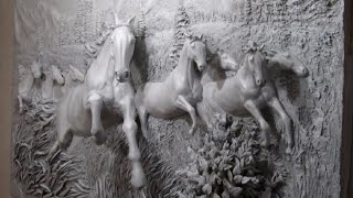 КАК СДЕЛАТЬ БАРЕЛЬЕФСКУЮ СКУЛЬПТУРУ _ #DECORATIVE ART PLAY ЧАСТЬ 10