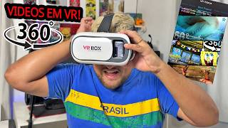 REALIDADE VIRTUAL PARA SMARTPHONE APLICATIVO GRÁTIS E OCULOS VR! 😎 #vr #realidadevirtual