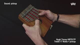 KBT017P AMI Hugh Tracey - Kalimba Treble 17 Notes Box-Resonator + Pickup