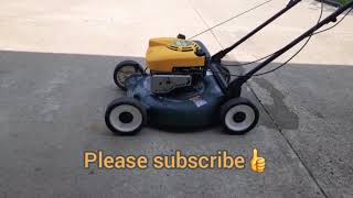 R-title Craftsman push mower made from scrap mowers