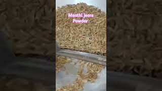 #menthi jeera powder #jipakara menthi powder #shortsvideo #yukthikitchen