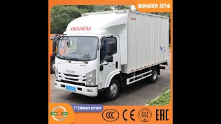 Isuzu cargo transport van truck