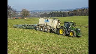 Digestát 2019 - John Deere 7310 R + Eisele 23500 Ltr. + Bomech Multi 15 Meter