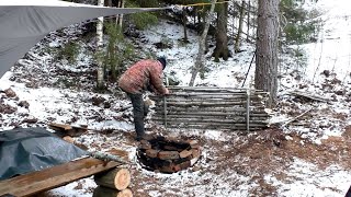 Жизнь в тайге. Место для костра Своими руками.