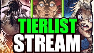 Anime Tier List Stream