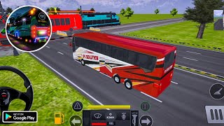 Amarican Coach Bus Simulator Gameplay - Android & Ios - Full HD ( 1080p ) - Part 1