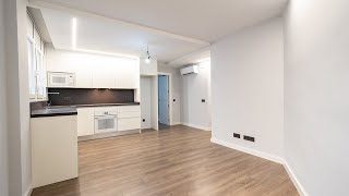 AV. PAU CASALS - Piso céntrico reformado sin amueblar con cocina integrada, dos habitaciones y ducha