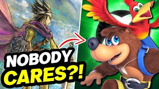 NOBODY CARES About Banjo Kazooie & BIG Dragon Quest 3 Remake Update...