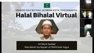 Halal Bihalal Virtual Idaroh Syu'biyyah JATMAN Kota Yogyakarta