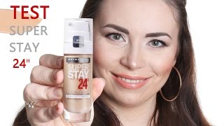 TEST -  MAYBELLINE - SUPER STAY 24H / następca Affinitone 24H