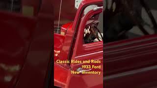 Classic Rides and Rods 1933 Ford New inventory