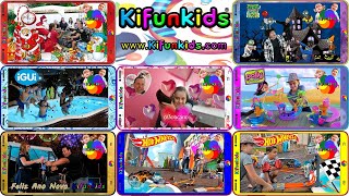 NATAL Kifunkids - CORRIDA HOT WHEELS - POLLY TIROLESA - BAT TUCO - PISCINA IGUI - PRESENTE BELLI