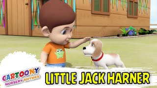 Little Jack Harner | The Poem Nursery Rhymes And Kids Songs | Cartoony Rhymes