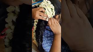 flowers decoration for hair #shortfeed #ytshorts #shortviral #bridal #bridal #hairstyle