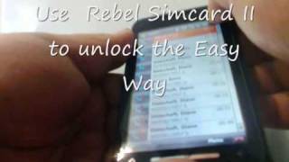 Rebel Simcard II Unlocks the Toshiba TG 01 Touch Screen Phone