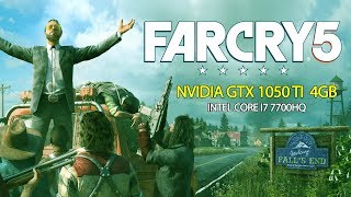 Far Cry 5 nvidia gtx 1050 ti i7 7700hq benchmark