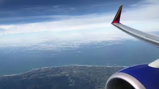 Southwest 737-800 Flight Oakland to Burbank (4K)