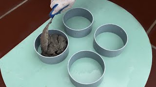 Cement Ideas That So Easy // DIY Simple Outdoor Coffee Table, Chair, Flower Pots At Home //