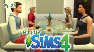 The Sims 4 Let's Play: #29 Christmas Dinner Failed