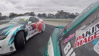 Hi Tec Drift All Stars , Round 3 , Winton , Pro Top 8 Battle , Anthony Bilic Vs Camo Mote