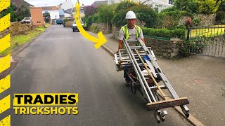 Tradies Trickshots | Bringing The Olympics To The Work Site