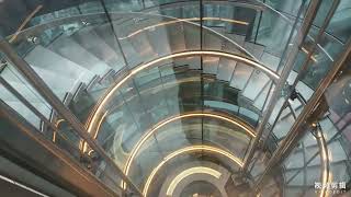 【with TRG】Thyssenkrupp scenic elevator at Mahanakorn Skywalk Bangkok Thailand (to rooftop)