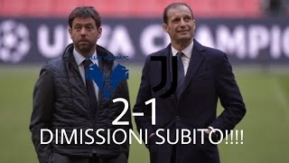 H. Verona- Juventus 2-1. Che vergogna. Dimissioni di Allegri e Agnelli