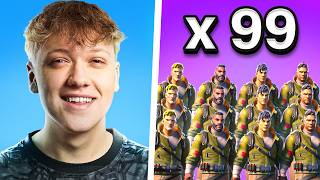 Rezon ay *GEGEN* 99x NO SKINS in Fortnite! 👑 (mit ALVI)