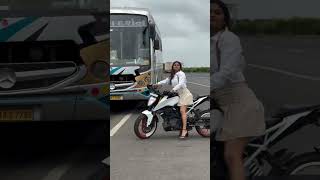 Princi Sanju 99 new ktm bike riding || girl KTM lover 🥰 || indian ktm bike riding video || ktm rider