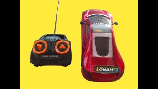 Red colour Remot car for kids ||  baby toys likes a bus || wheel  on the bus go.