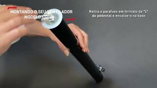 Nova Linha Arno Xtreme Force Breeze (Mesa e Coluna 50 CM) | Tutorial de Montagem