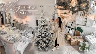 WRAP WITH ME, TABLE DECOR, GARDEN CENTER & GIFT SHOPPING! | VLOGMAS WEEK 2