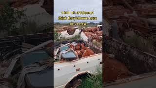 Abandoned car graveyard in the Australian outback! 🔥🔥