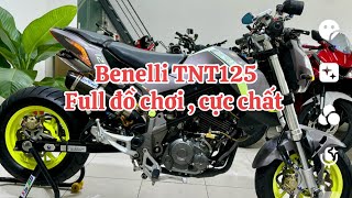 Mới về Beneli TnT125 xe chất, đẹp, lên rất nhiều đồ chơi kiểng giá trị #xuanbinh #xecugiare #Tnt125#