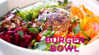 15-minute Burger Bowl