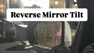 How to Turn on Reverse Mirror Tilt - 5th Gen Yukon