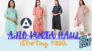 Ajio Kurta Haul| Big bold sale recommendations |Starting ₹250|Richa Sharma