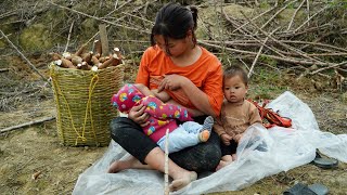 Weather changes - How should a Single Mother take care of two children? & Harvest Cassava to sell