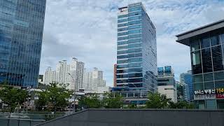 Strong Wind at Haewundae Centum in Busan~  엄청난 바람이 부는 부산 해운대 센텀 ~